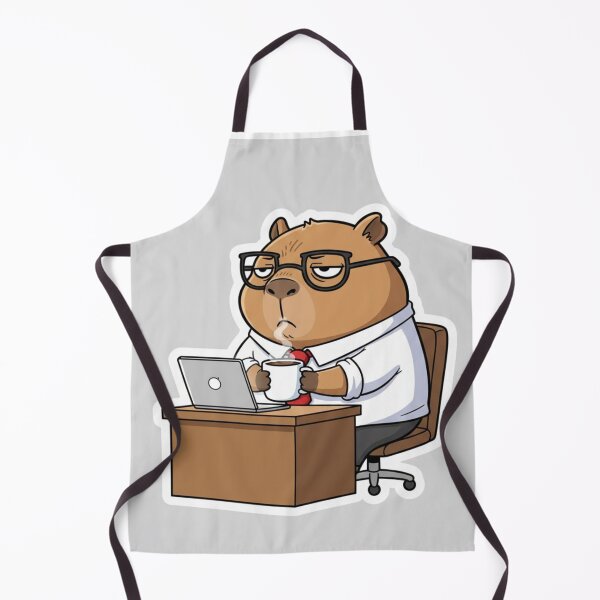Item preview, Anime Capybara Coffee Hating Monday Office designed and sold by FRADEX STORE.