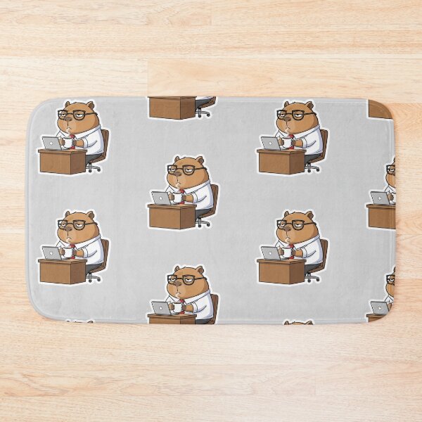Item preview, Anime Capybara Coffee Hating Monday Office designed and sold by FRADEX STORE.