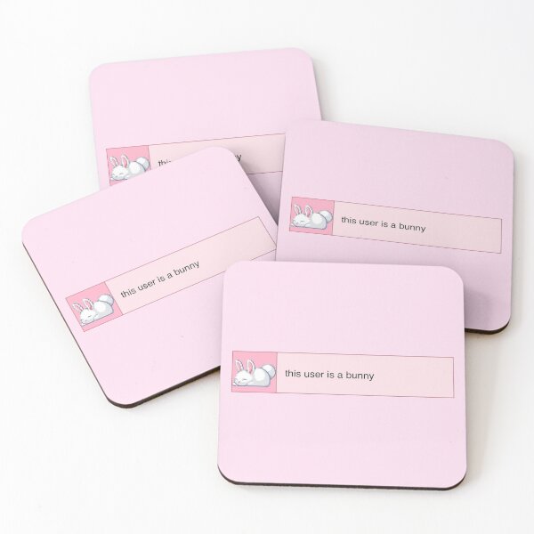 Item preview, pink cutesy girly girl sticker - user is a bunny designed and sold by inainart.