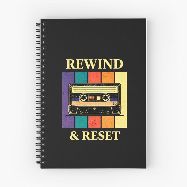 Item preview, Rewind and Reset Cassette Shirt – Mental Reset Motivation Retro Design designed and sold by AdicretorDesign.