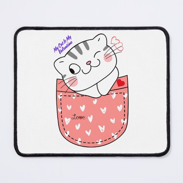 Item preview, My Cat Is My Valentine. designed and sold by Dinasshop.