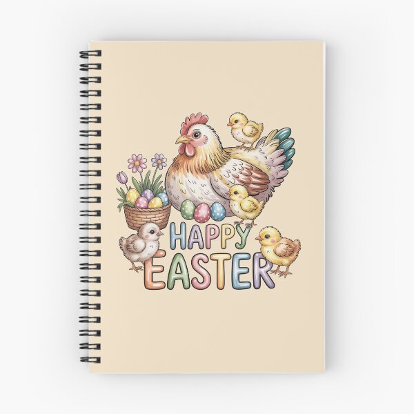 Item preview, Happy Easter – Vintage Mother Hen and Chicks Illustration designed and sold by WikaKowalczyk.