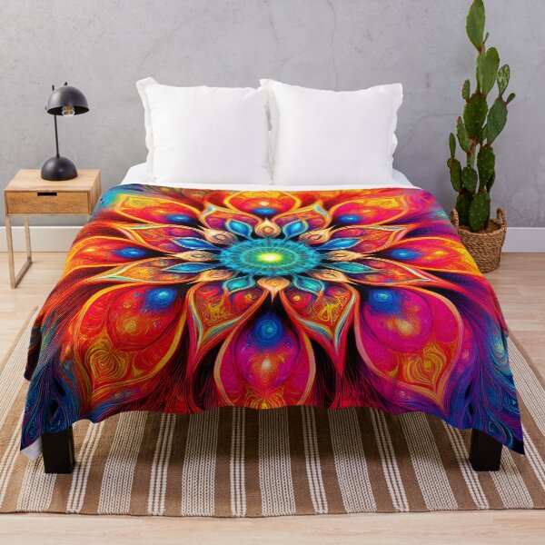 Item preview, Colorful Wallcovering Tapestry, duvet cover, throw blanket, shower curtain designed and sold by CharlottePlaceArt.