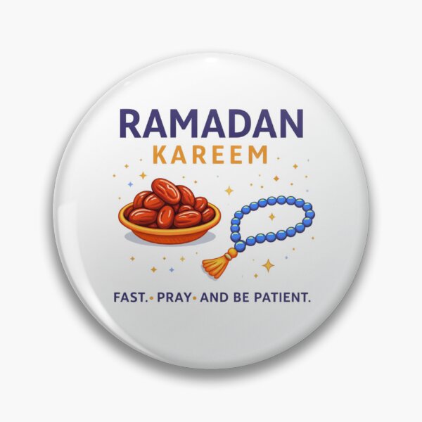 Item preview, Ramadan Kareem Dates & Tasbih – Fast Pray Be Patient Minimal Design designed and sold by bilal sibgui.