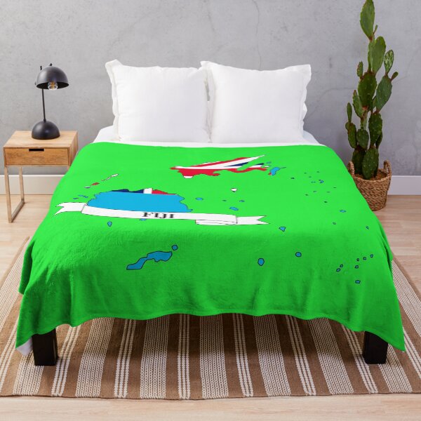 Item preview, Map of the flag of Fiji designed and sold by visual adventures.
