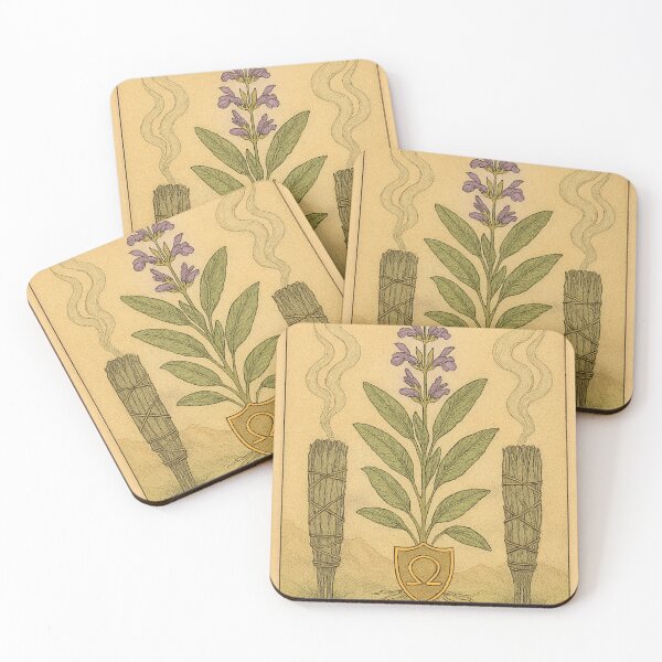 Item preview, The Hierophant Botanical Tarot — Sacred Bloom & Omega Shield designed and sold by LuxuryApparels.