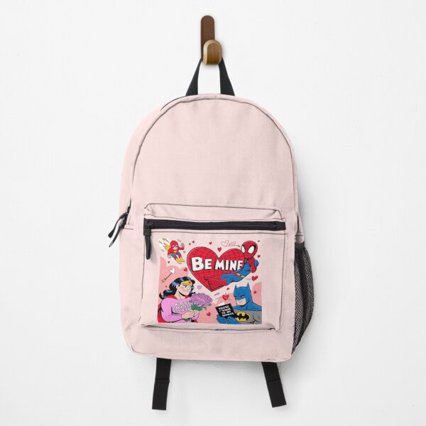 Artikelvorschau, Witzige Superhelden-Valentinstagsgrüße | Be Mine DC Marvel Crossover entworfen und verkauft von Midnight Veil Designs.