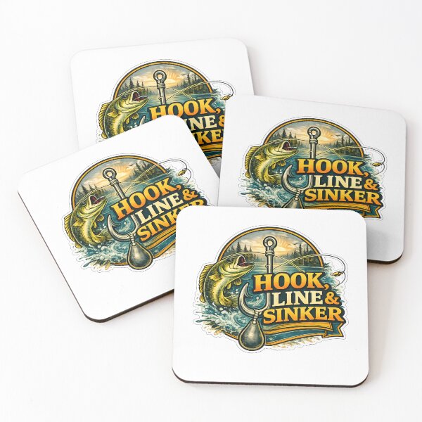 Item preview, Hook, Line & Sinker – Classic Fishing Statement Design designed and sold by SVALANART.