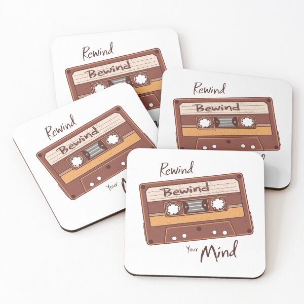Item preview, Rewind Your Mind | Retro Cassette Tape Nostalgia Graphic designed and sold by PACS0011.