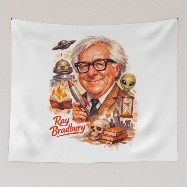 Item preview, Ray Bradbury Sci-Fi Literature designed and sold by Sarcastic designs.