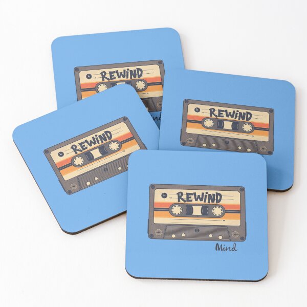Item preview, Rewind Your Mind | Retro Cassette Tape Nostalgia Graphic designed and sold by PACS0011.