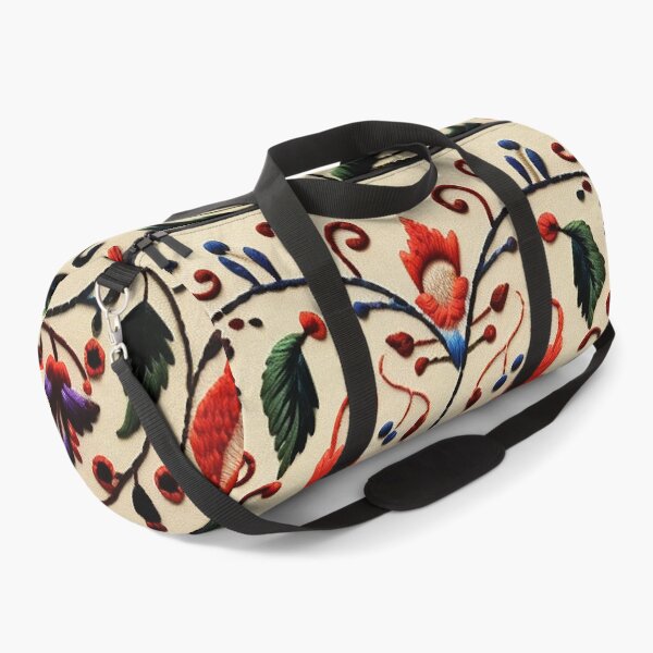 Item preview, Vibrant Mexican Floral Embroidery: Traditional Folk Art Motif designed and sold by BrainCurves.