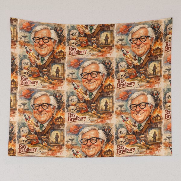 Item preview, Ray Bradbury Sci-Fi Literature designed and sold by Sarcastic designs.