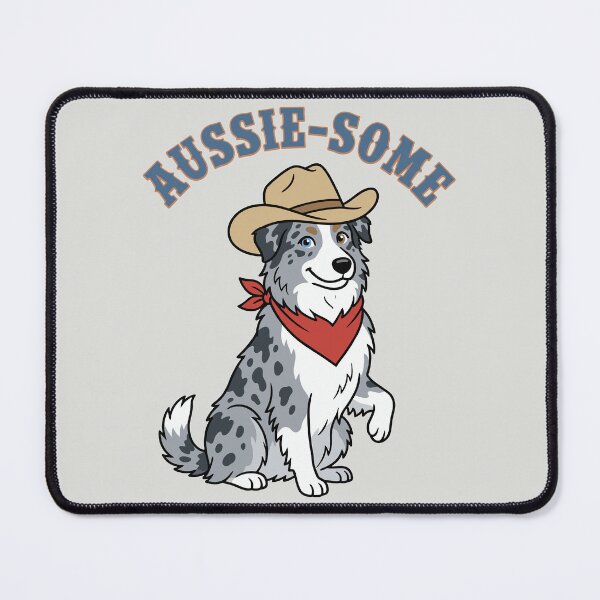 Item preview, Aussie-some - Cowboy Australian Shepherd designed and sold by DigitalGlade.