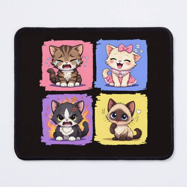Item preview, Cute kittens expression designed and sold by prints-passion-hub.