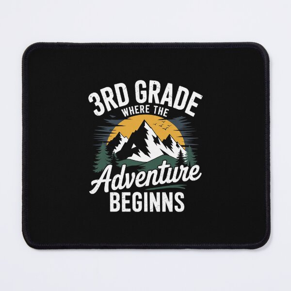 Item preview, 3rd Grade Adventure Begins First Day Of School Teacher Kids designed and sold by MarkLeedsArt.