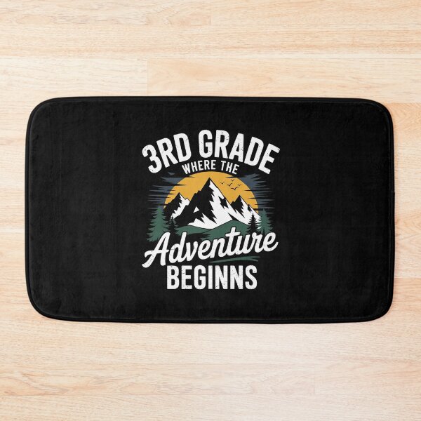 Item preview, 3rd Grade Adventure Begins First Day Of School Teacher Kids designed and sold by MarkLeedsArt.