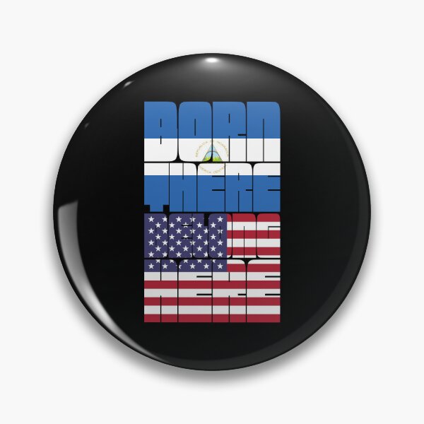 Item preview, Born Nicaragua Belong American designed and sold by FlagX.