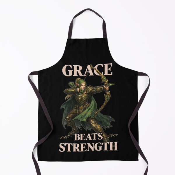 Item preview, Grace Beats Strength - Fantasy Elven Archer designed and sold by SHHCreations.