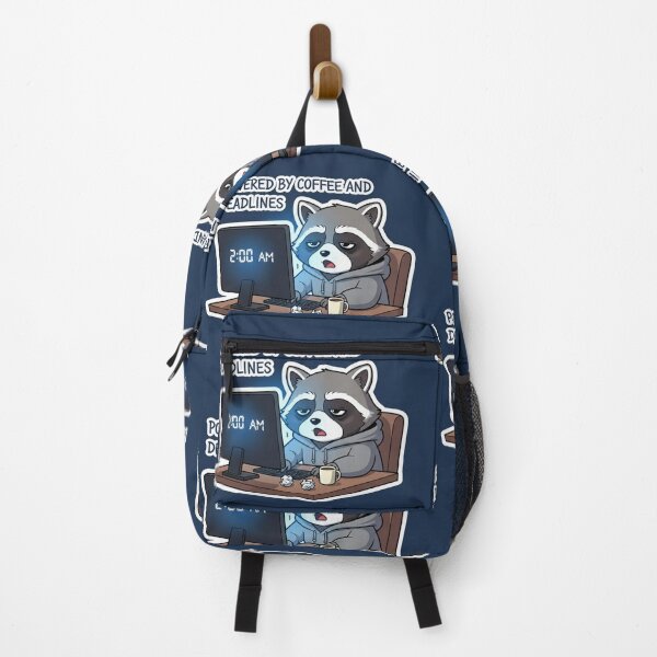 Item preview, Anime Raccoon Freelancer Exhausted designed and sold by FRADEX STORE.