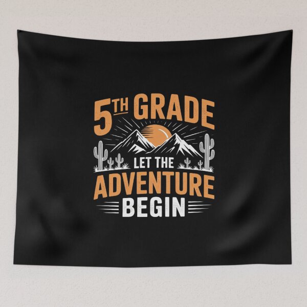 Item preview, 5th Grade Adventure Begin 1st Day Of School Kids Teachers designed and sold by MarkLeedsArt.