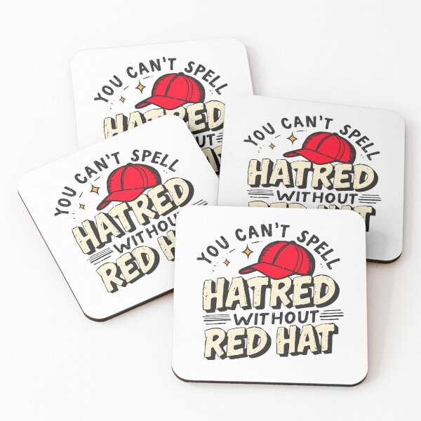 Item preview, You Can't Spell Hatred Without A Red Hat designed and sold by LunaMagicStudio.