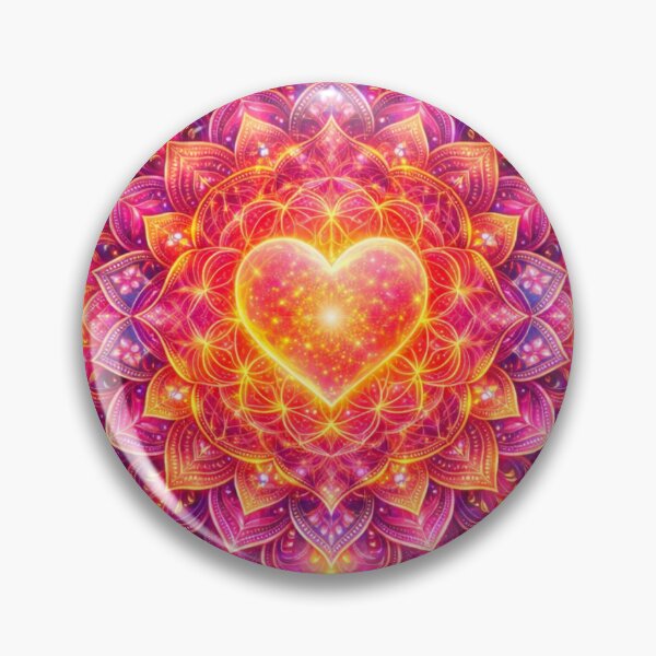 Item preview, Sacred Heart Mandala designed and sold by Line-mood.