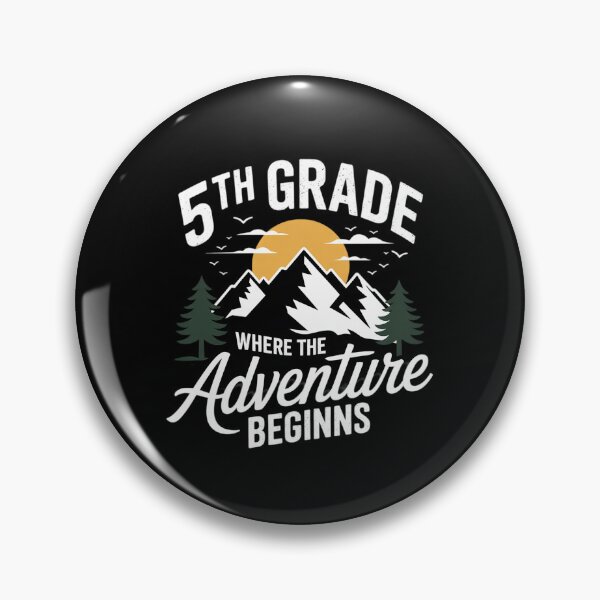 Item preview, 5th Grade Adventure Begins First Day Of School Teacher Kids designed and sold by MarkLeedsArt.