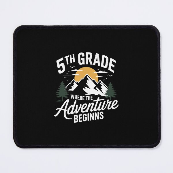 Item preview, 5th Grade Adventure Begins First Day Of School Teacher Kids designed and sold by MarkLeedsArt.