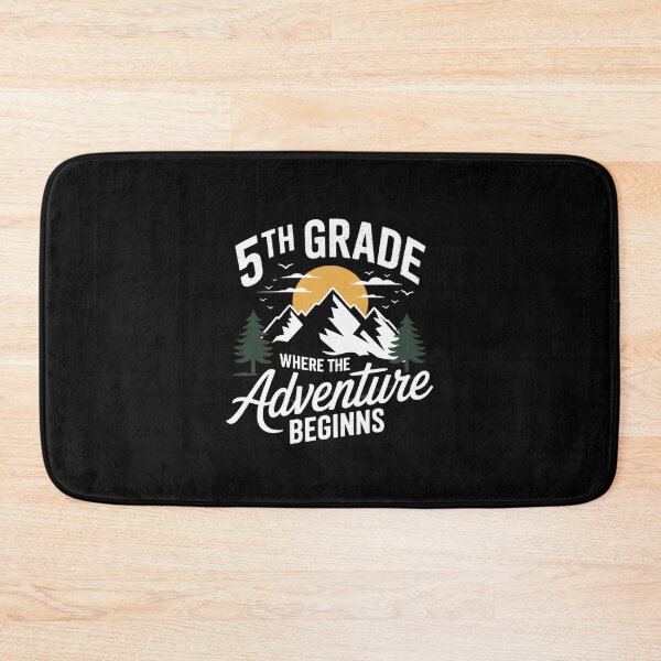 Item preview, 5th Grade Adventure Begins First Day Of School Teacher Kids designed and sold by MarkLeedsArt.