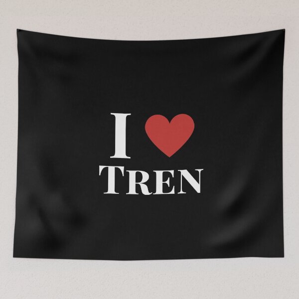 Item preview, I Love Tren Premium T-Shirt designed and sold by JokAura.