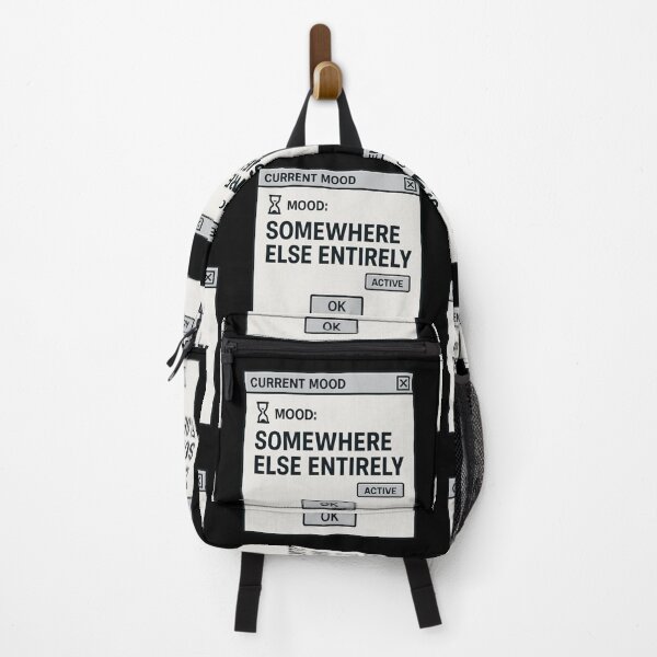 Item preview, Mood: Somewhere Else Entirely – Retro Internet Humor Status Design designed and sold by Mad Factory Designs.