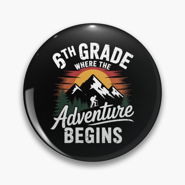 Item preview, 6th Grade Adventure Begins First Day Of School Teacher Kids designed and sold by MarkLeedsArt.