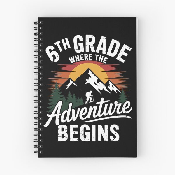 Item preview, 6th Grade Adventure Begins First Day Of School Teacher Kids designed and sold by MarkLeedsArt.