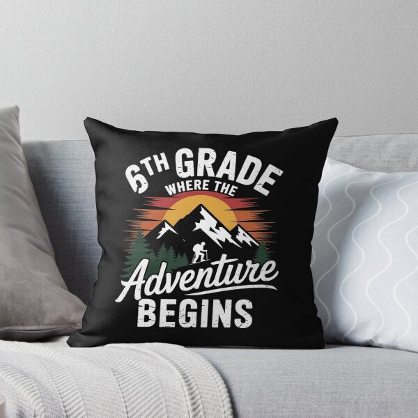 Item preview, 6th Grade Adventure Begins First Day Of School Teacher Kids designed and sold by MarkLeedsArt.