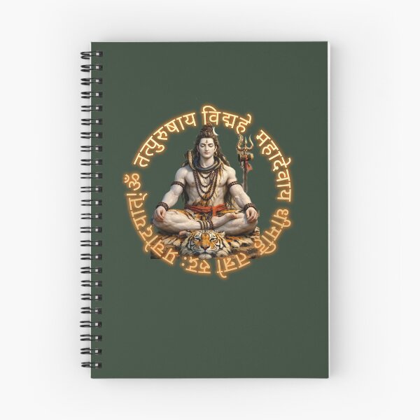 Item preview, Shiv Rudra Gayatri Mantra – Om Tatpurushaya Vidmahe | Divine Shiva Sanskrit Art designed and sold by VeenaArtStudio.