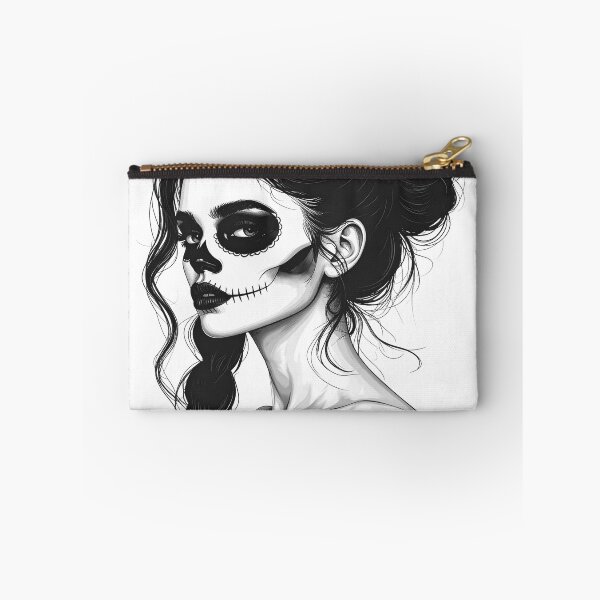 Item preview, Soul in black and white, Day of the Dead, woman designed and sold by LiskoDesign.