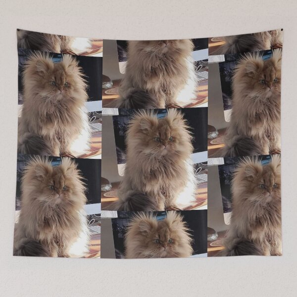 Item preview, The Ultimate Bad Hair Day: Grumpy Fluff designed and sold by Dreamy Armine Art.