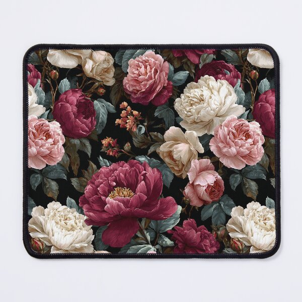 Item preview, Dark Vintage Roses & Peonies designed and sold by AestheticsTime.