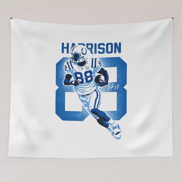 Item preview, Marvin Harrison Indianapolis #88 Football Art designed and sold by TheArtOfCar.