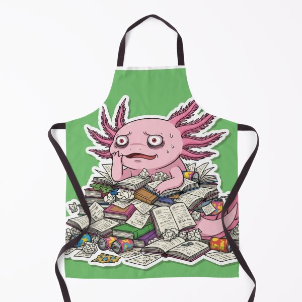 Item preview, Anime Axolotl Student Surviving Exams designed and sold by FRADEX STORE.