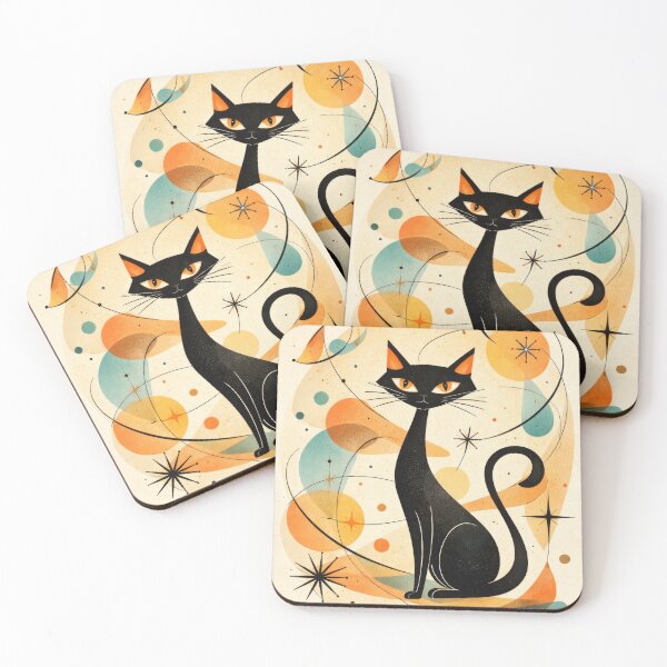 Item preview, Aesthetic Geometric Charn Midmod cat designed and sold by scicilysimonee.