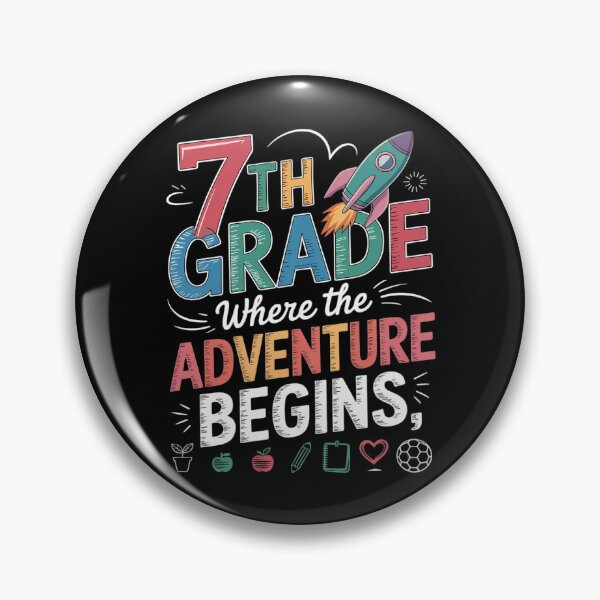 Item preview, 7th Grade Where The Adventure Begins Seventh Grade Teacher designed and sold by MarkLeedsArt.