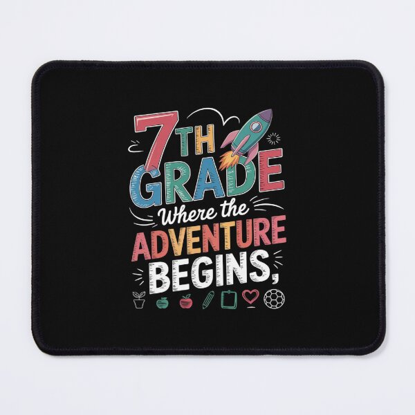 Item preview, 7th Grade Where The Adventure Begins Seventh Grade Teacher designed and sold by MarkLeedsArt.