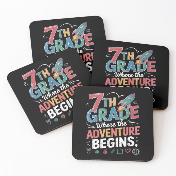 Item preview, 7th Grade Where The Adventure Begins Seventh Grade Teacher designed and sold by MarkLeedsArt.