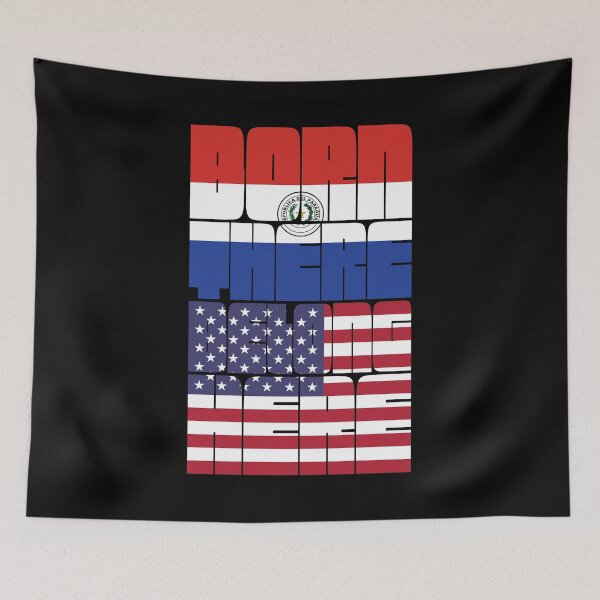 Item preview, Born Paraguay Belong American designed and sold by FlagX.