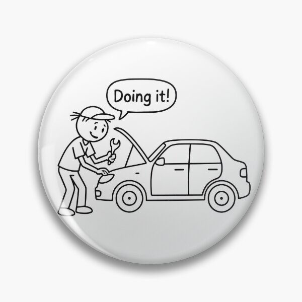 Item preview, Doing it! Fixing Car designed and sold by Chris and Zoe's art shop.