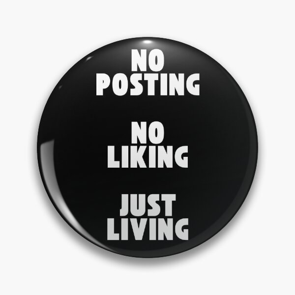 Item preview, No posting no liking just living designed and sold by BlissThreads.
