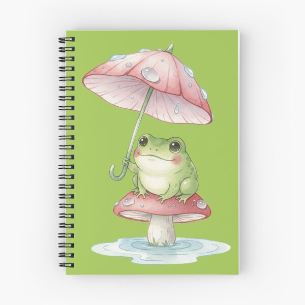 Item preview, Kawaii Frog on a Cloud | Cute Rainbow Froggy Pastel Aesthetic Art designed and sold by AOG-DESIGNS.