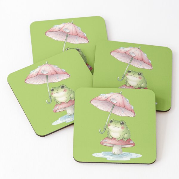 Item preview, Kawaii Frog on a Cloud | Cute Rainbow Froggy Pastel Aesthetic Art designed and sold by AOG-DESIGNS.
